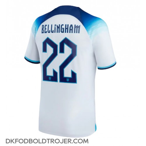Billige England Jude Bellingham #22 Hjemmebane Fodboldtrøjer VM 2022 Kortærmet